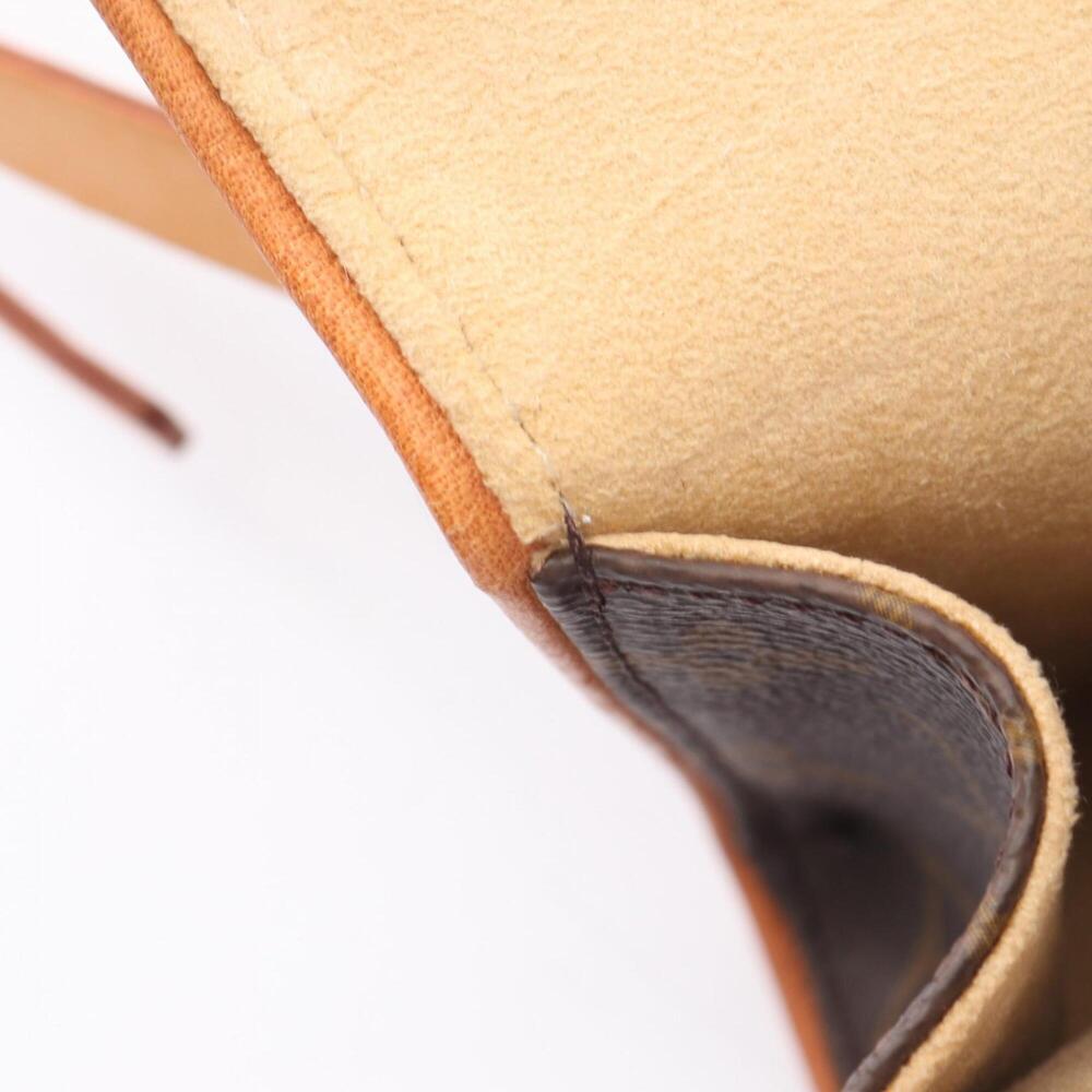 LOUIS VUITTON Authentic Brown Monogram Leather Pochette Fanny Pack - Picture 7 of 9